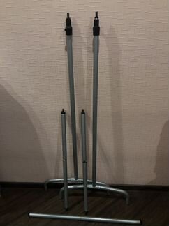 Напольная вешалка для одежды и вешалки