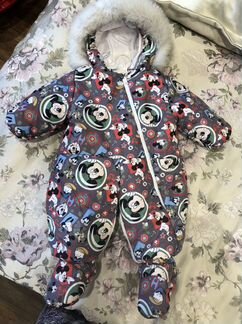 Зимний комбинезон-трансформер Микки