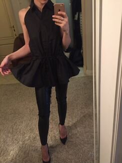 Рубашка с баской Alaia новая