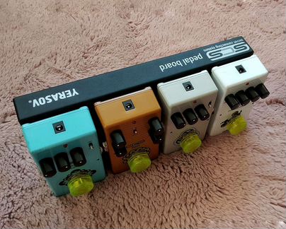 Педалборд и набор педалей Yerasov для бас гитары