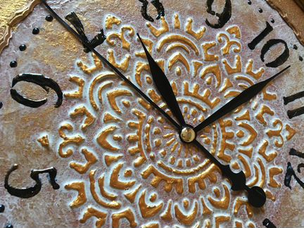 Часы настенные. ручная работа.30 см