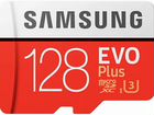 Карта памяти microsdxc Samsung EVO Plus 128 гб