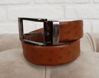 Ремень Valentino с кожи страуса