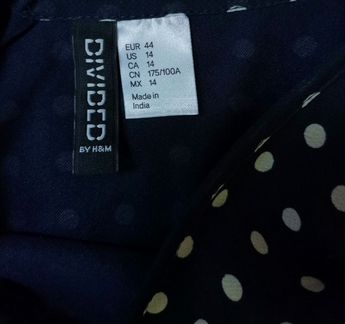 Платье в горошек H&M