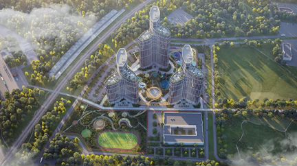 1-к квартира, 62 м², 20/39 эт.