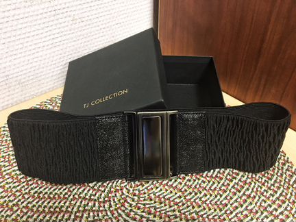 Ремень пояс новый TJ Collection чёрный