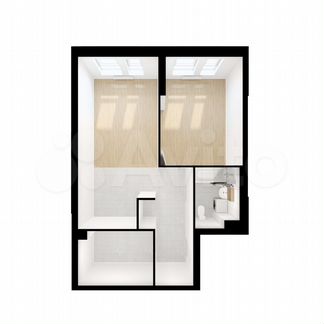 1-к квартира, 53.7 м², 26/33 эт.