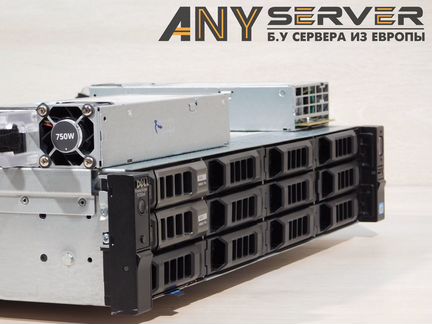 Сервер Dell R720xd 2x E5-2620v2 128Gb H710 12x3.5