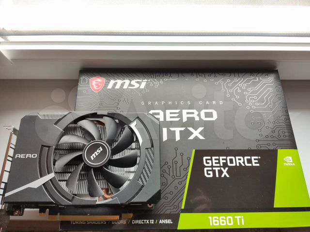 Videokarta Msi Geforce Gtx 1660 Ti Aero Itx Oc 6g Kupit V Prohladnom Bytovaya Elektronika Avito