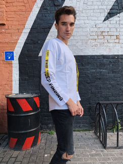 Свитшот - yuan / Кастом / Белый / дизайнерский