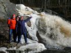 Зимние водопады Карелии. Гранатовое месторождение объявление продам