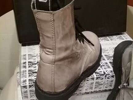 Ботинки из лаковой кожи cult