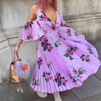 Новое плиссированное платье ASOS Guess Zara