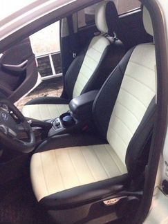 Модельные чехлы Форд Фокус 3 из экокожи