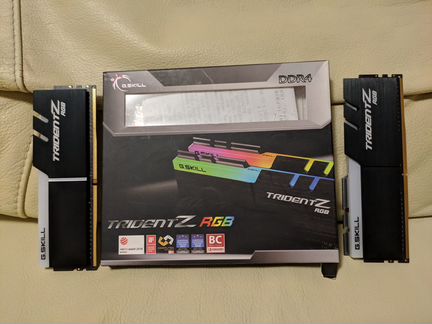 G.skill trident Z RGB (2x8GB) 3600MHz CL16