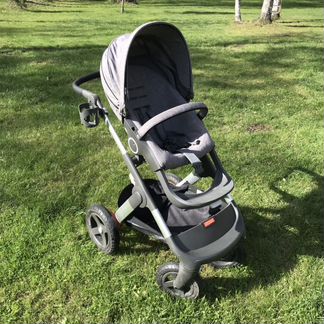 Коляска Stokke trails 2 в 1 black melange