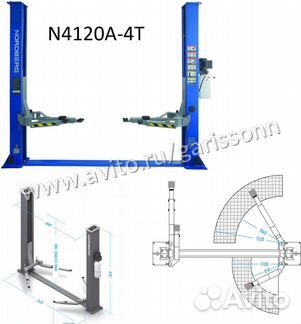 Двухстоечные подъемники для автосервиса под ключ