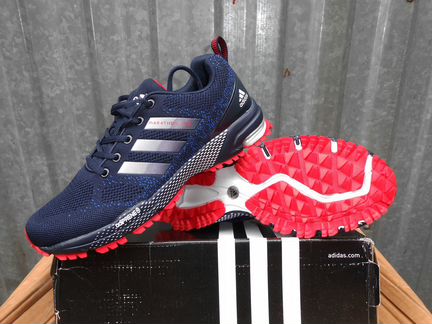 Кроссовки Adidas Marathon (silver metallic) размер