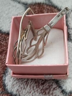 Серьги серебро