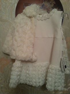 Платье и болеро на девочку на крестины/праздники