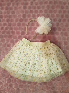 Юбка нарядная и ободок звёзды