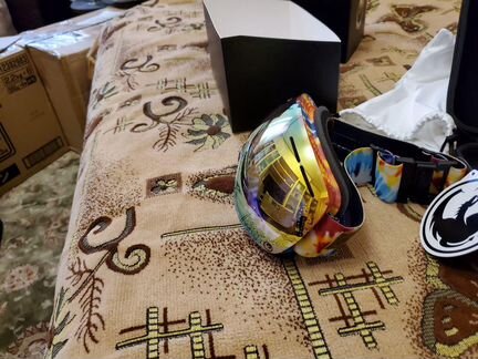 Горнолыжная маска Dragon X1s The Dye Gold Ion