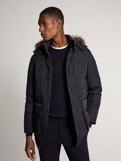 Новый мужской пуховик Massimo dutti