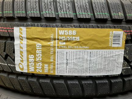 Pезина 245/55 R19 зимняя липучка Ovation новая