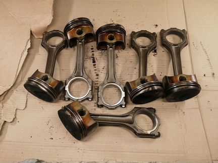 Поршня + шатуны в сборе VW 3,6л