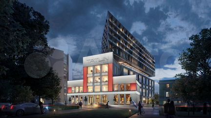 1-к апартаменты, 59.1 м², 5/12 эт.