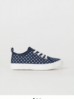 Кеды новые H&M со шнурками на резинке