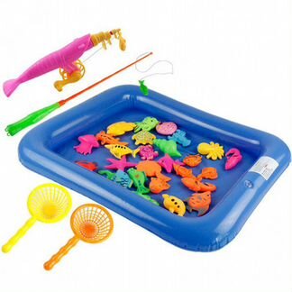 Магнитная рыбалка с надувным бассейном