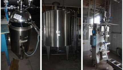 Комплекс для переработки молока пр-во Франция