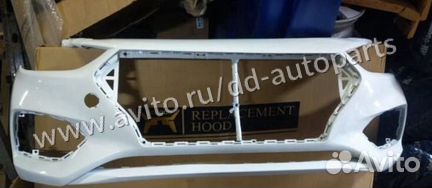 Бампер Hyundai Solaris 17-20 передний белый