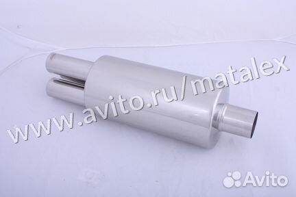 Спортивный глушитель трехтрубный