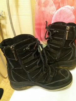 Зимние сапоги Италия,натуральная замша на меху,р36