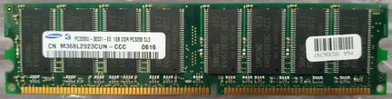 RAM DDR400 samsung M368L2923CUN-CCC 1024Mb PC3200