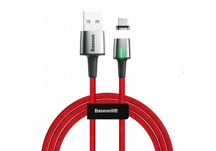 Магнитный кабель для iPhone в оплетке на 2 метра