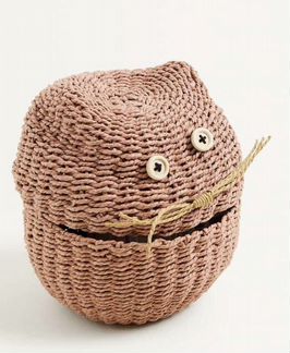 Zara home корзина кошка детская