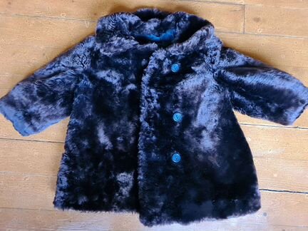 Шуба детская мутон на 1-2 г