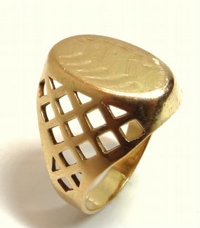 Золотое кольцо Советского производства 583 пробы