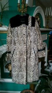 Пальто. Мех Кенгуру. Стильное. Италия. Новое