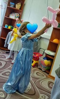 Платье Эльзы новогоднее