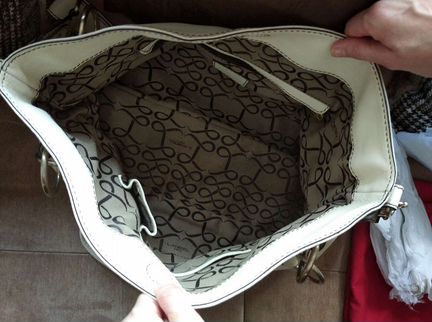 Сумка Lancel белая