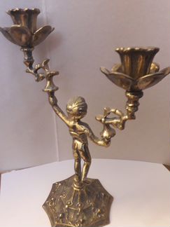Подсвечник бронзовый