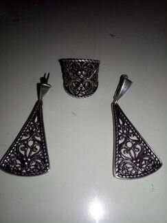 Оригинальный комплект из серебра