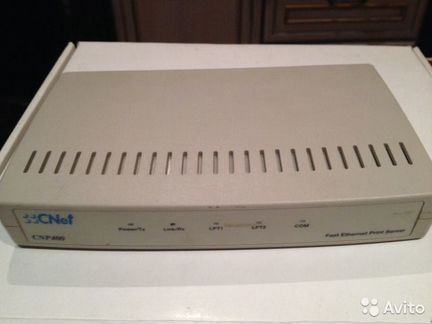 Printserver CNet CNP400 бу как новый 2 lpt + 1 com