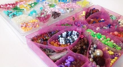 Набор бусин (более 100 видов)