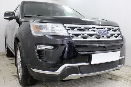 Сетка в бампер (наружная,на защёлках,все модели)