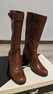 Итальянские женские кожаные сапоги alba